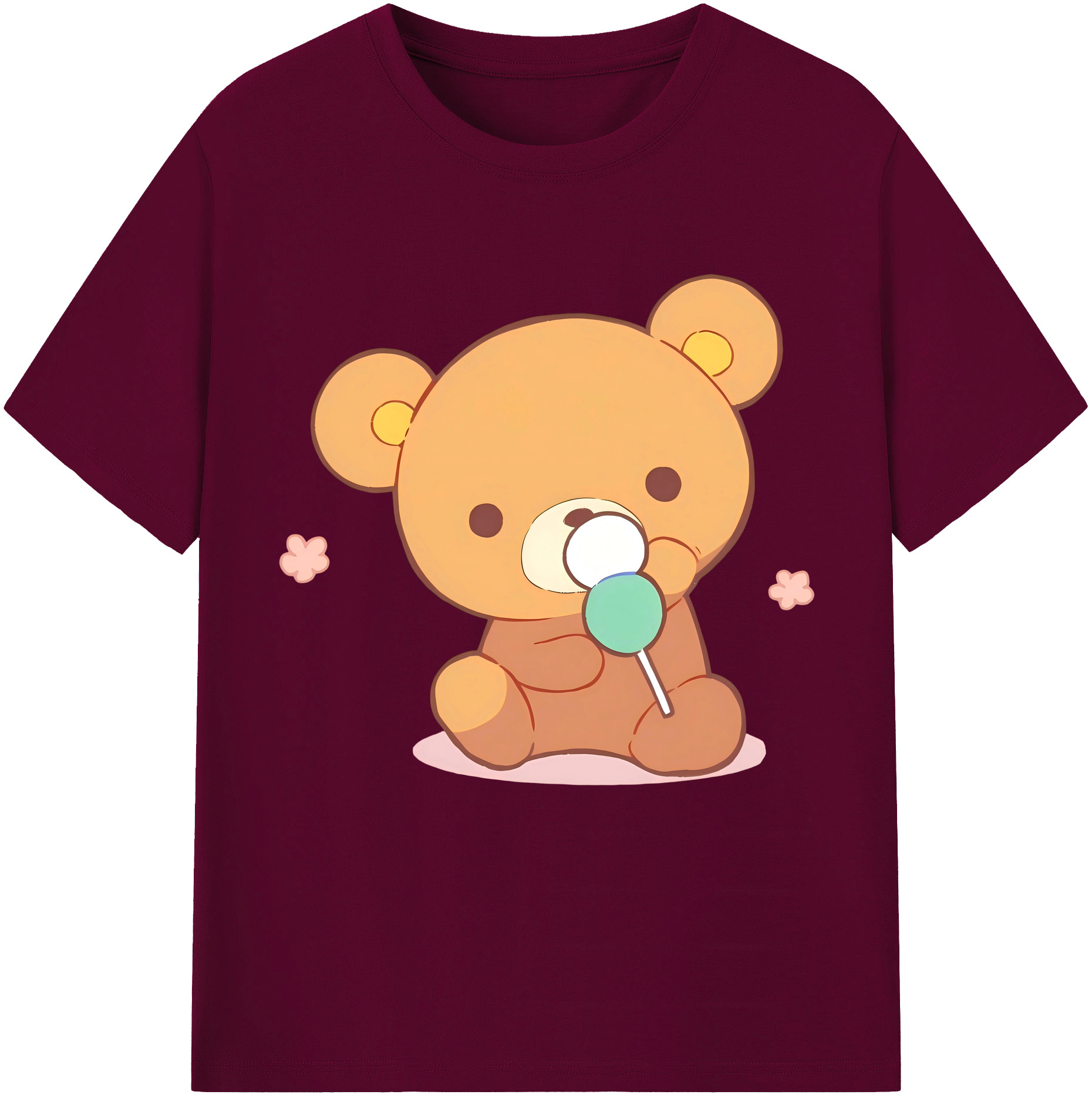 （画像用） リラックマ リラックマ キイロイトリ Rilakkuma Korilakkuma Kiiroitori レディースカジュアルプリントTシャツ（綿100％）